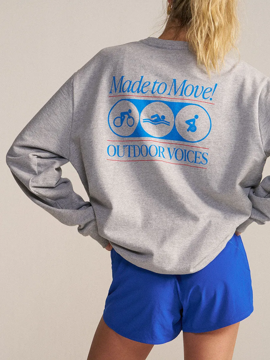 Made to Move Graphic Sweatshirt sold by Outdoor Voices product image thumbnail 2