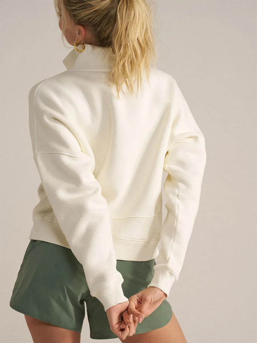 Nimbus 1/4 Zip Sweatshirt sold by Outdoor Voices product image thumbnail 2