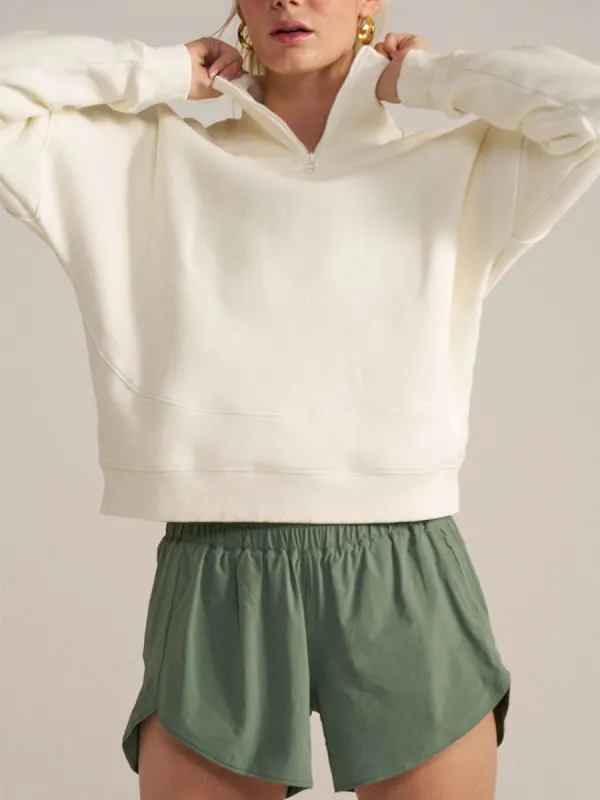 Nimbus 1/4 Zip Sweatshirt sold by Outdoor Voices