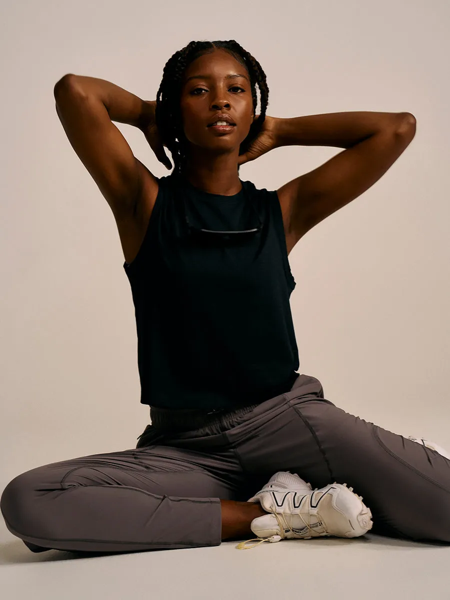 ThinkFast Mesh Cropped Muscle Tank sold by Outdoor Voices product image thumbnail 3