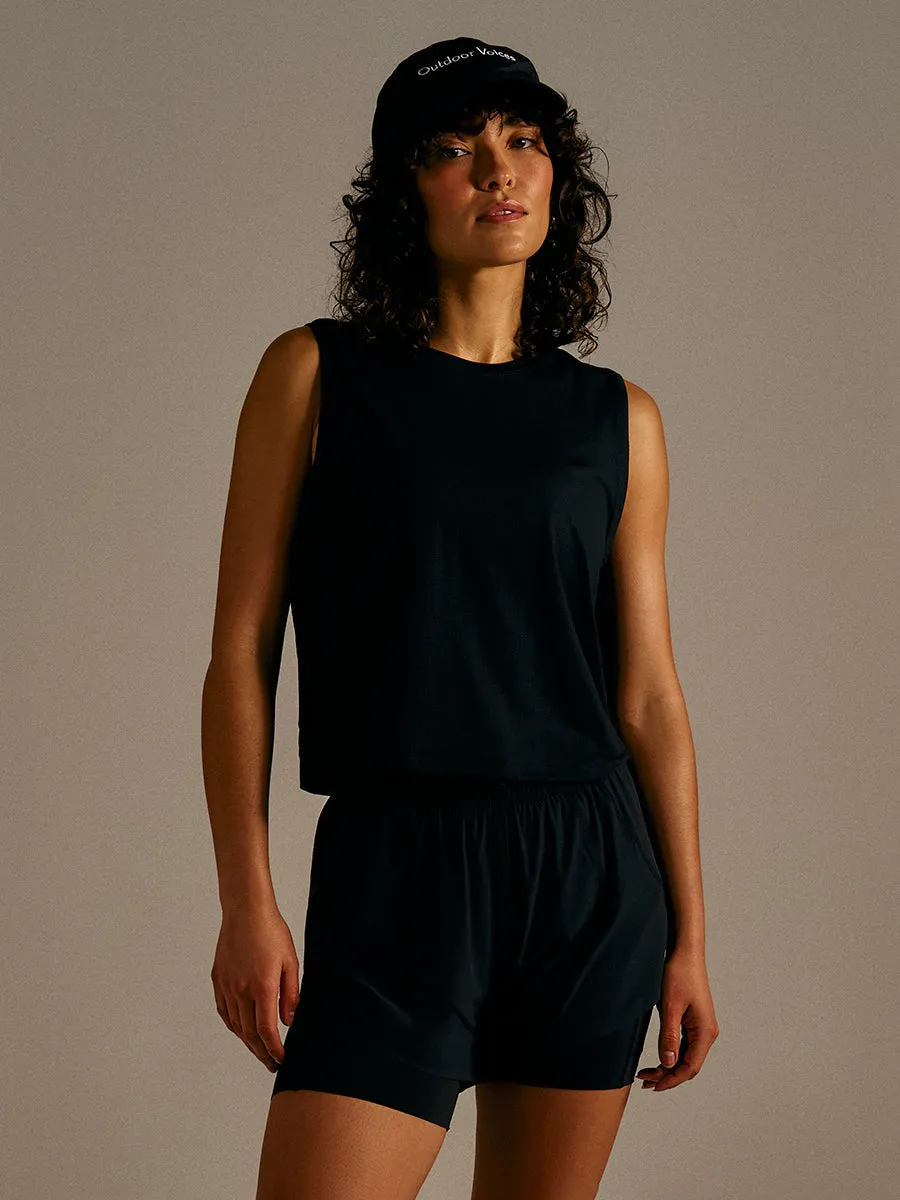 ThinkFast Mesh Cropped Muscle Tank sold by Outdoor Voices product image thumbnail 4