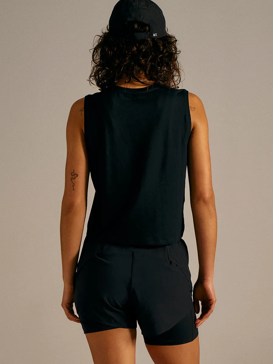 ThinkFast Mesh Cropped Muscle Tank sold by Outdoor Voices product image thumbnail 2