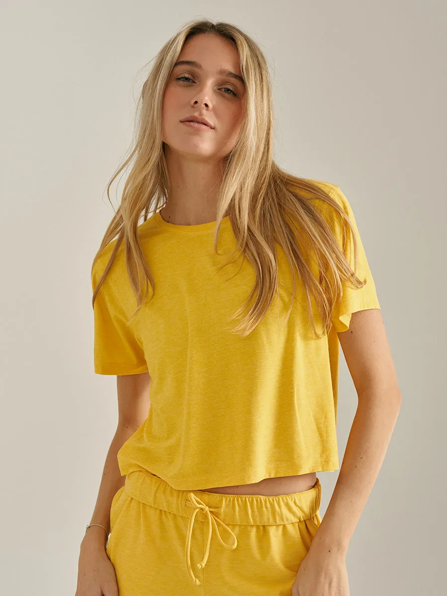 CloudKnit Boxy Shortsleeve sold by Outdoor Voices