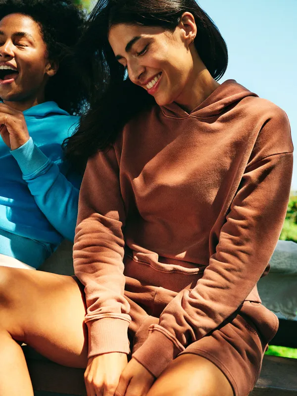 Organic Cotton Terry Shrunken Hoodie sold by Outdoor Voices
