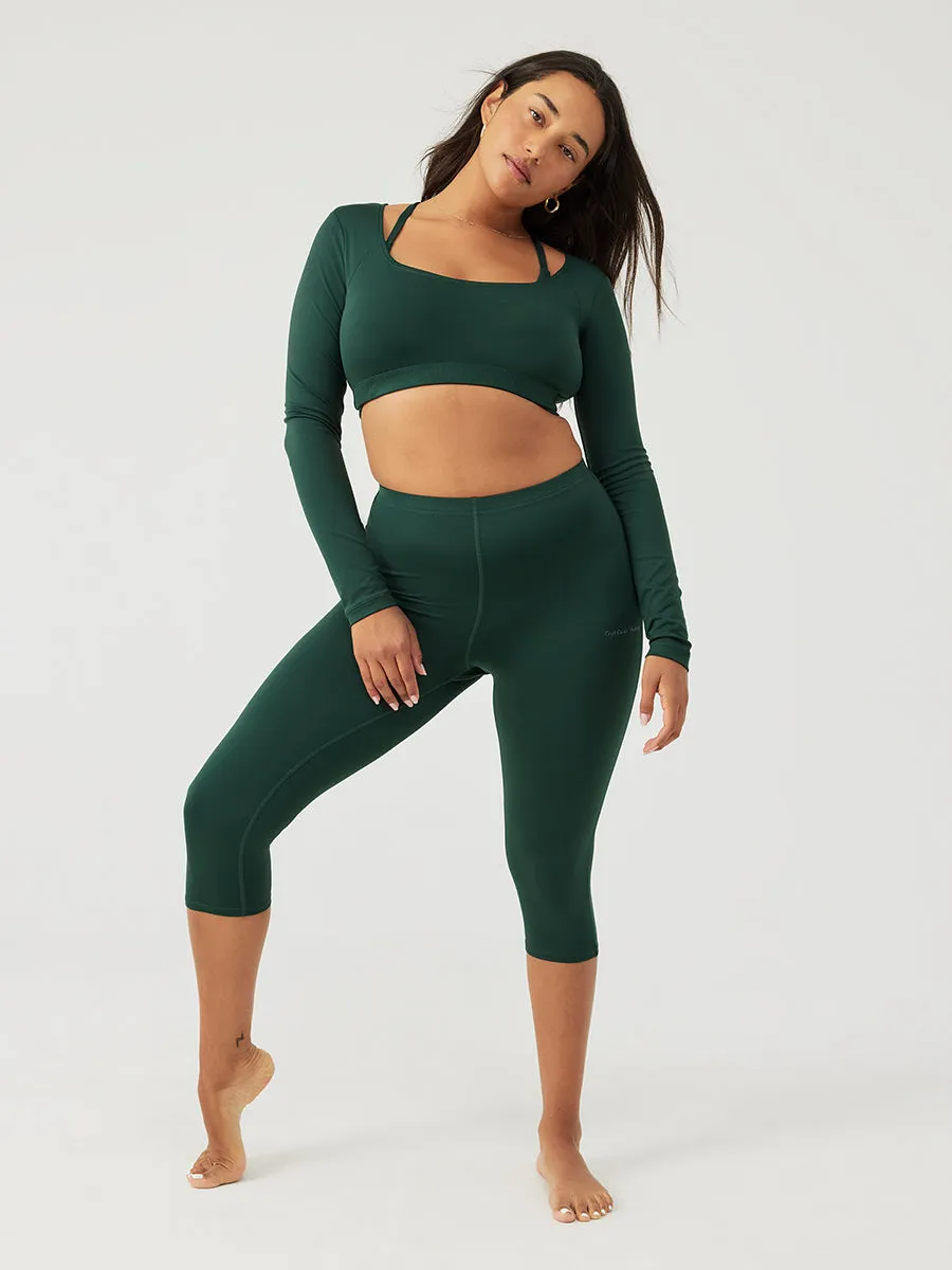 Sculpt Longsleeve Crop Top sold by Outdoor Voices product image thumbnail 4