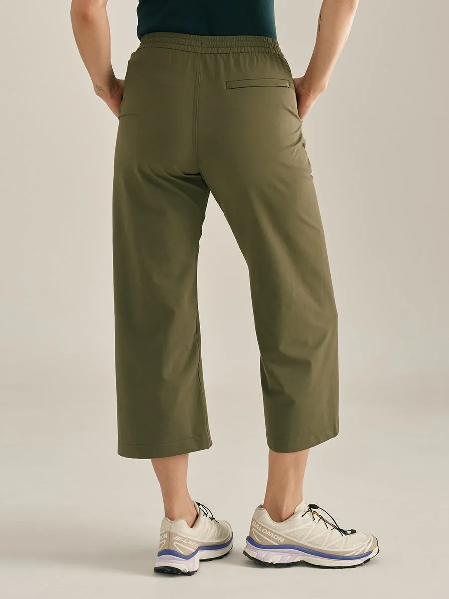 RecTrek Cropped Wide Leg Pant sold by Outdoor Voices product image thumbnail 2