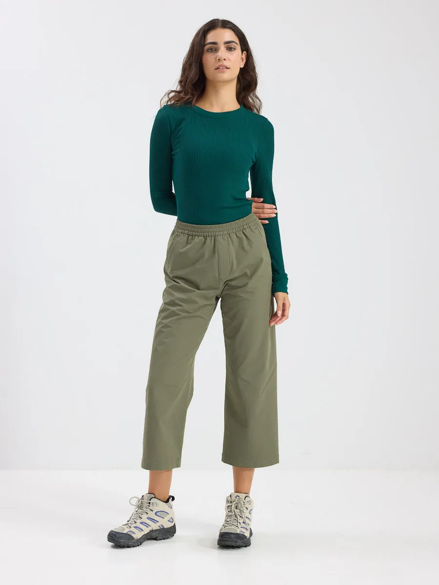 RecTrek Cropped Wide Leg Pant sold by Outdoor Voices product image thumbnail 3