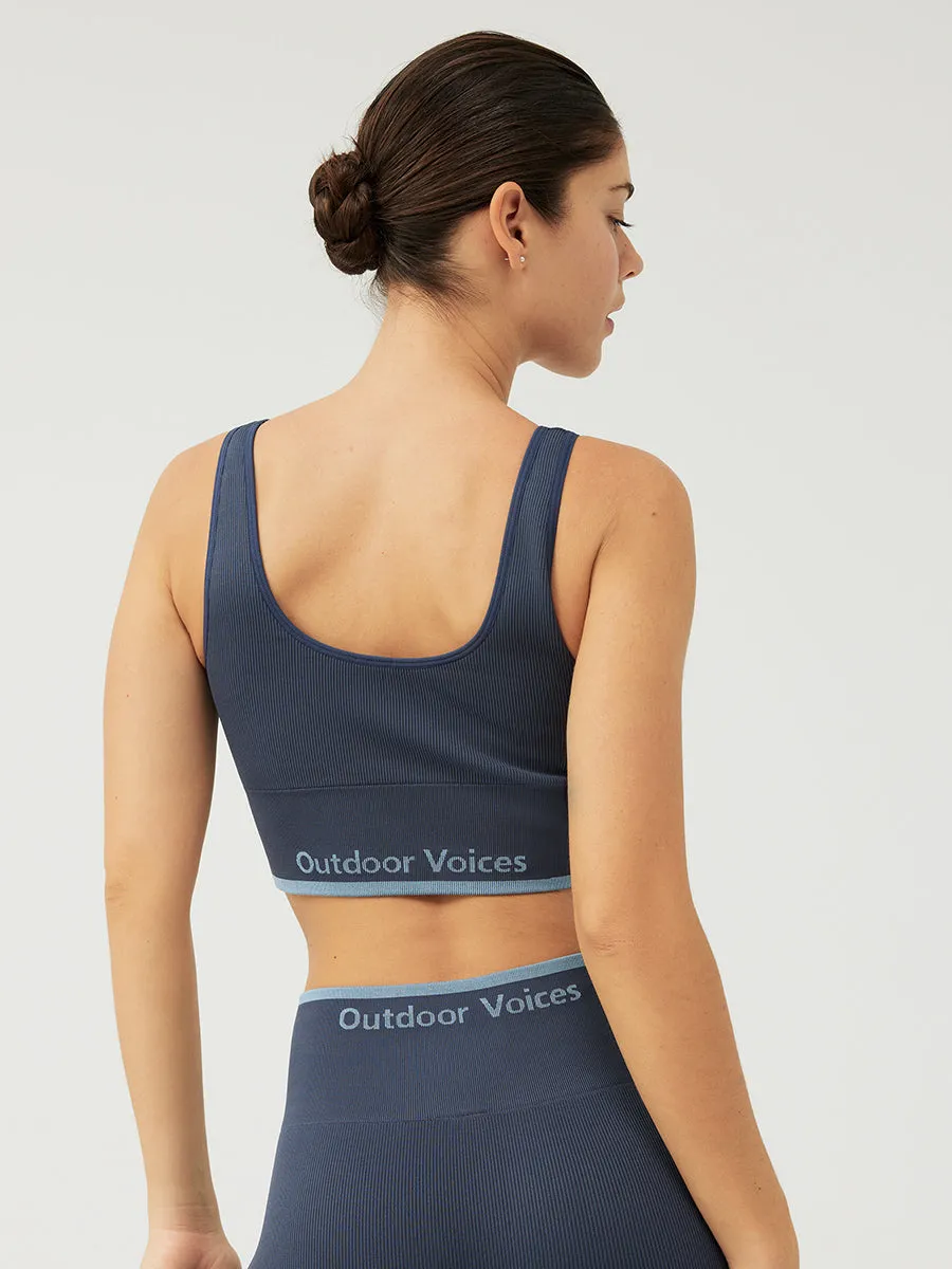 SeamlessRib Longline Bra sold by Outdoor Voices product image thumbnail 2