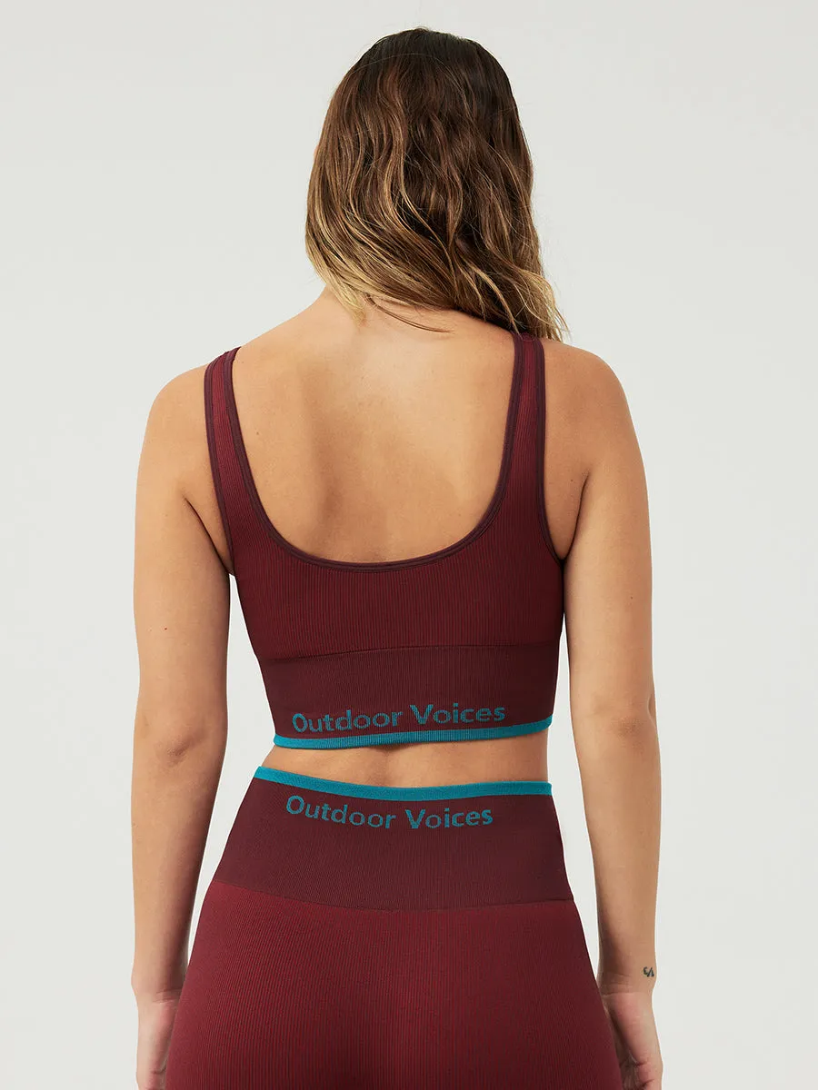 SeamlessRib Longline Bra sold by Outdoor Voices product image thumbnail 2