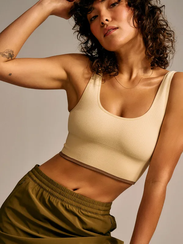 SeamlessRib Longline Bra sold by Outdoor Voices