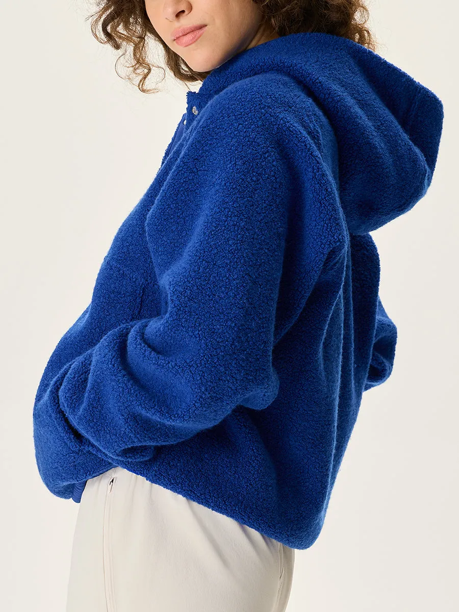 MegaFleece Snap Up Hoodie sold by Outdoor Voices product image thumbnail 3