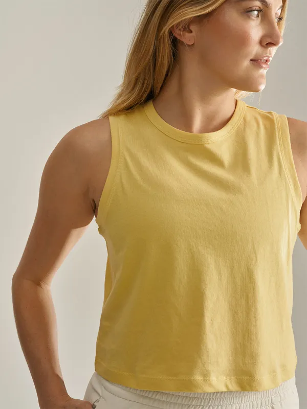Everyday Cropped Tank sold by Outdoor Voices