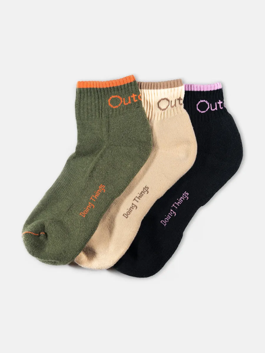 OV Rec Ankle Tipped Sock 3-Pack sold by Outdoor Voices