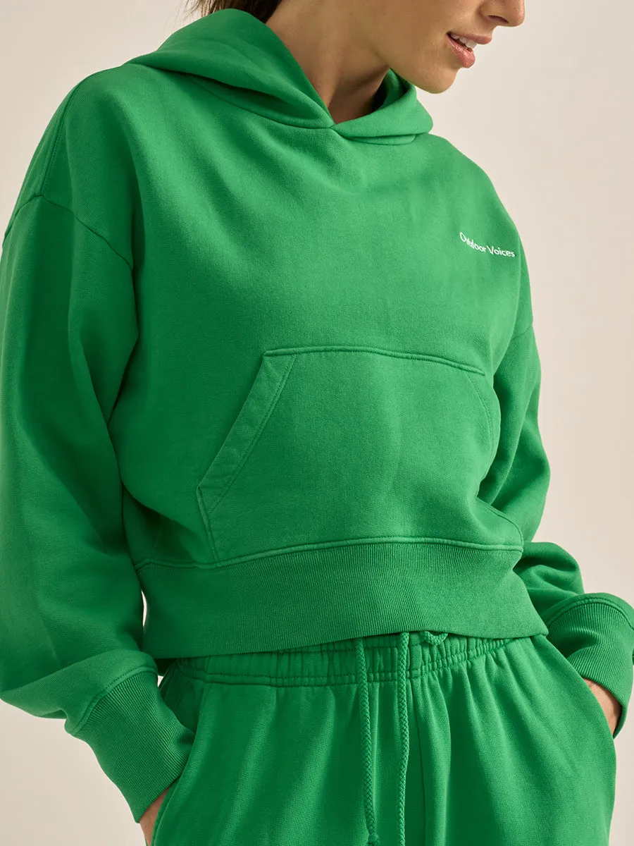 Pickup Organic Cropped Hoodie sold by Outdoor Voices product image thumbnail 5