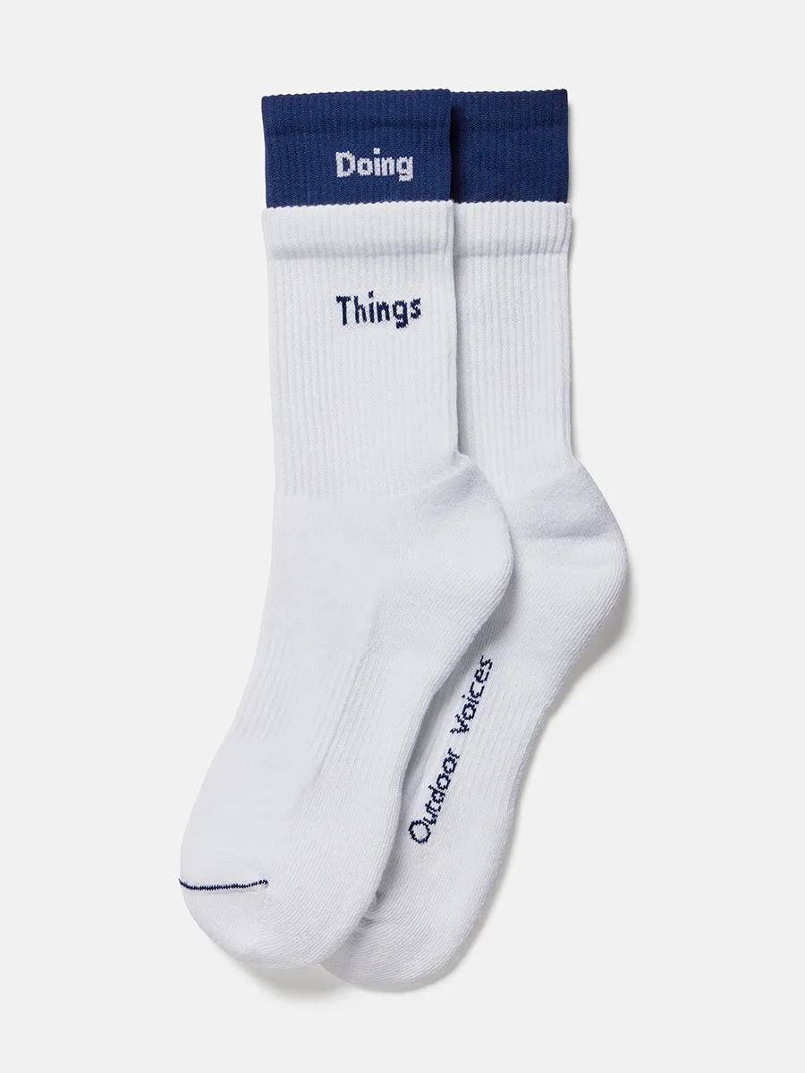Doubles Crew Sock sold by Outdoor Voices product image thumbnail 3