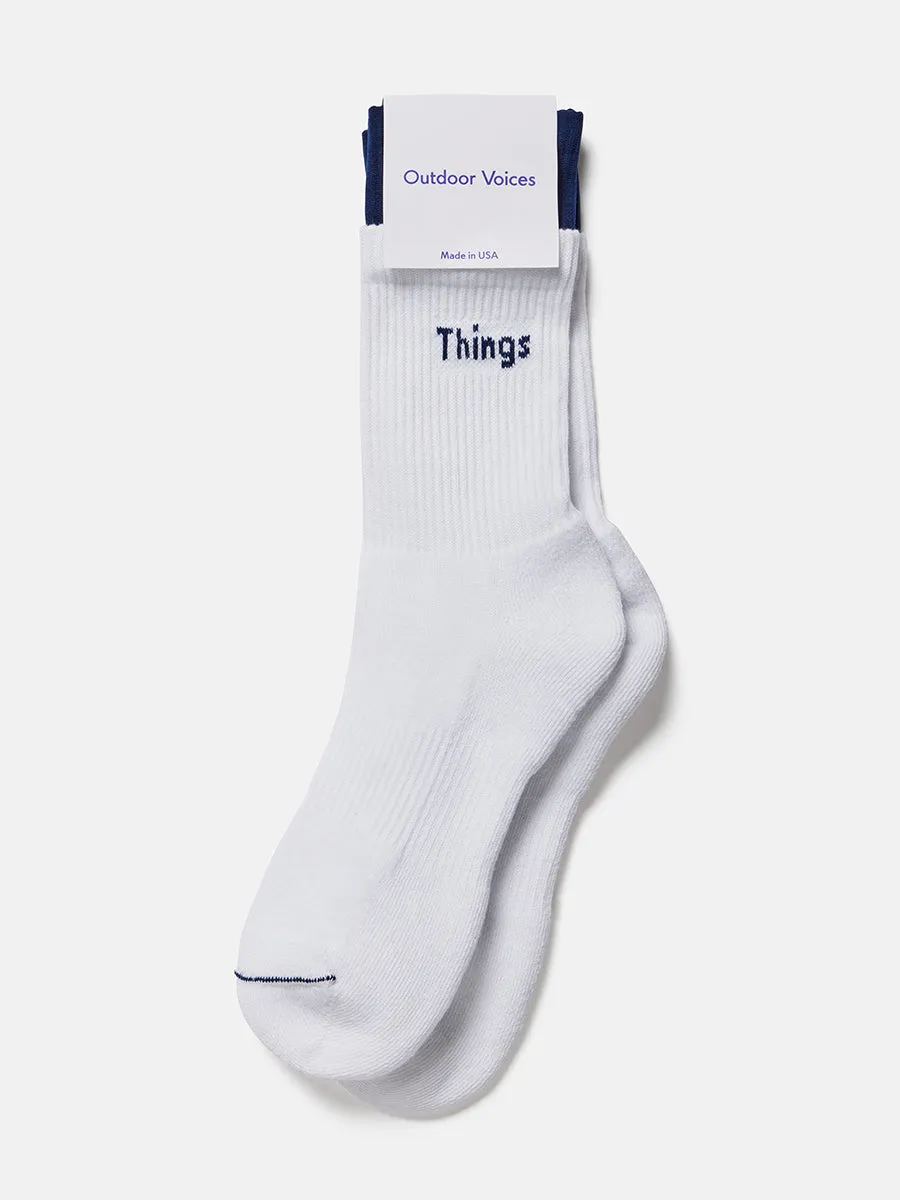 Doubles Crew Sock sold by Outdoor Voices product image thumbnail 2