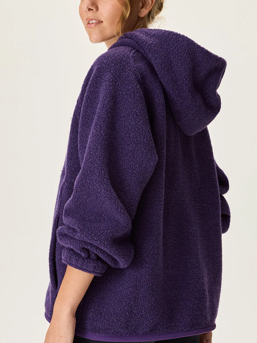 MegaFleece Snap Up Hoodie sold by Outdoor Voices product image thumbnail 2