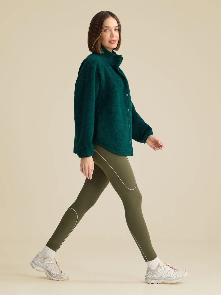 MegaFleece Snap Jacket sold by Outdoor Voices product image thumbnail 4