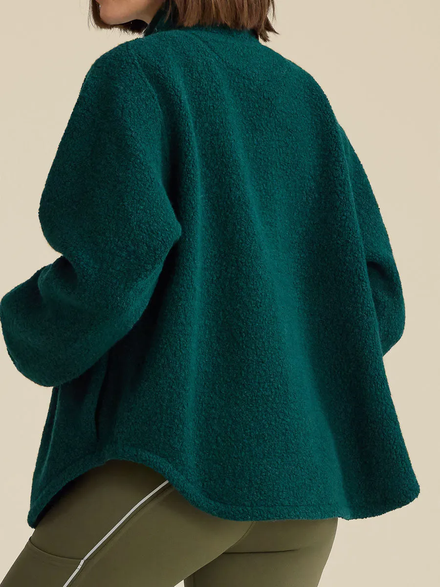 MegaFleece Snap Jacket sold by Outdoor Voices product image thumbnail 2