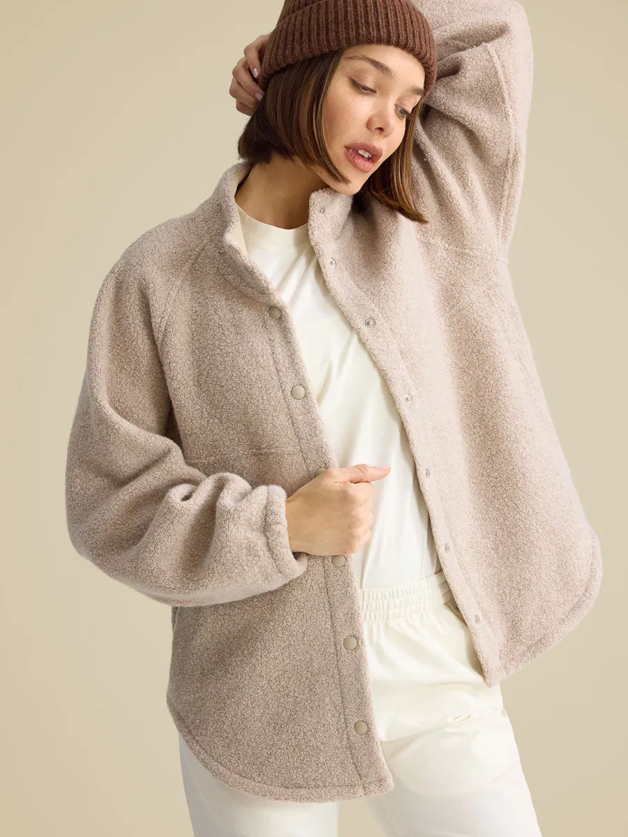 MegaFleece Snap Jacket sold by Outdoor Voices product image thumbnail 5