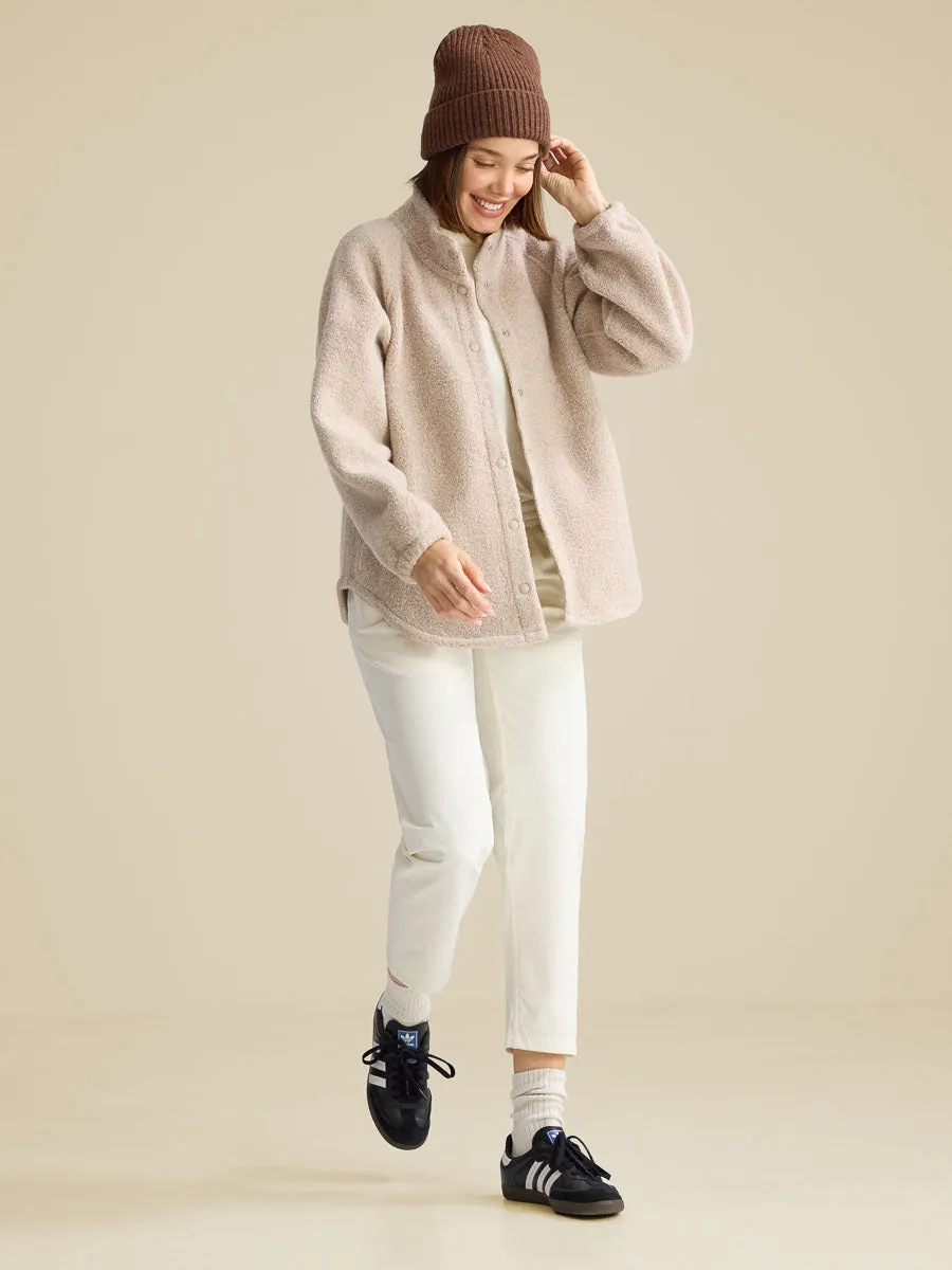 MegaFleece Snap Jacket sold by Outdoor Voices product image thumbnail 3