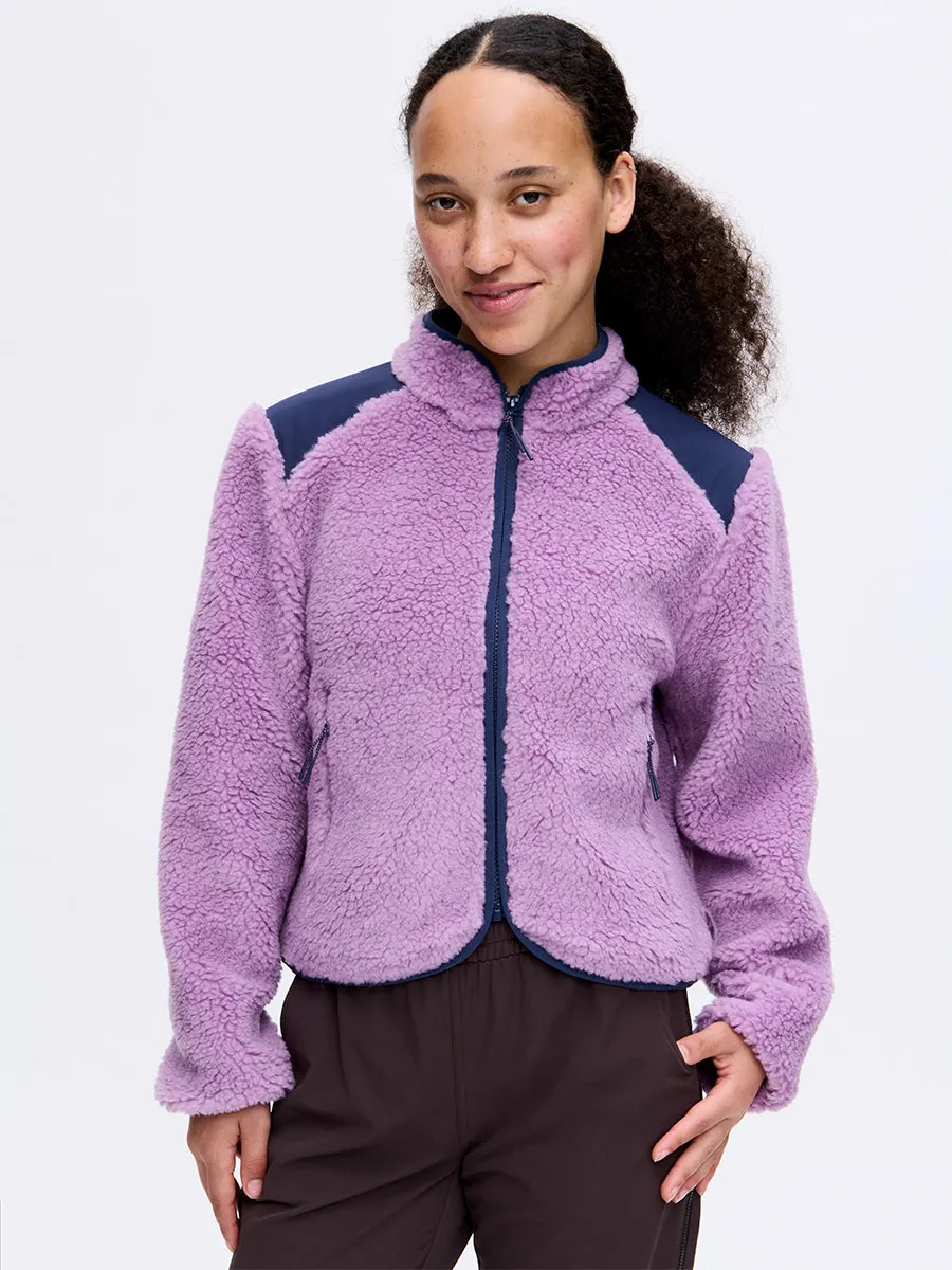 Candy Fleece Jacket sold by Outdoor Voices