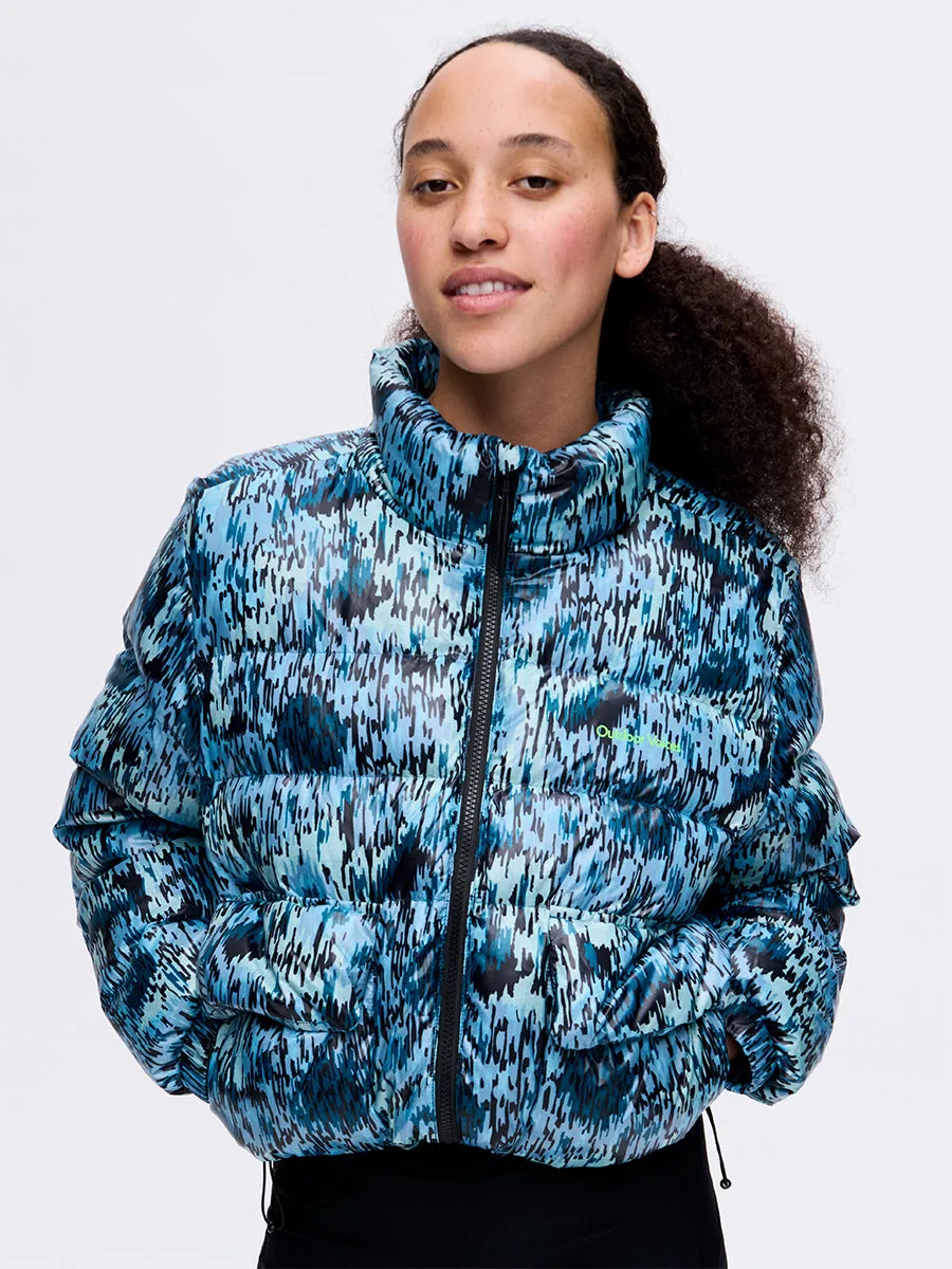 Rainy Floral Puff sold by Outdoor Voices