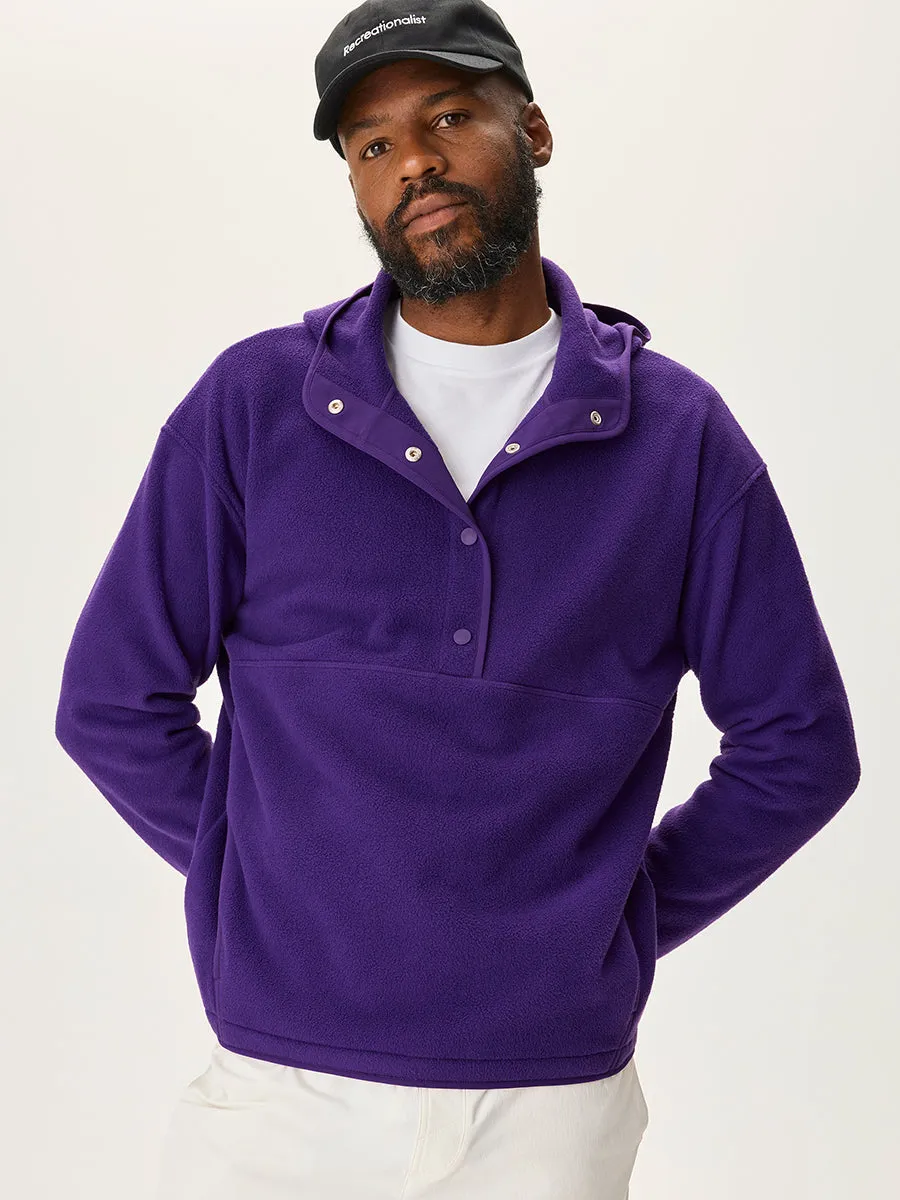 RecFleece Snap Up Hoodie sold by Outdoor Voices product image thumbnail 3