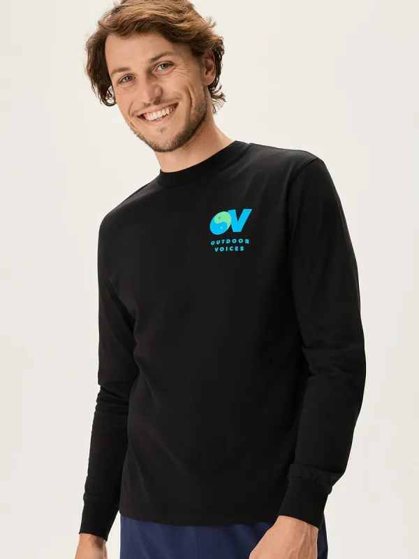 OV Earth Graphic Everyday Classic Longsleeve sold by Outdoor Voices