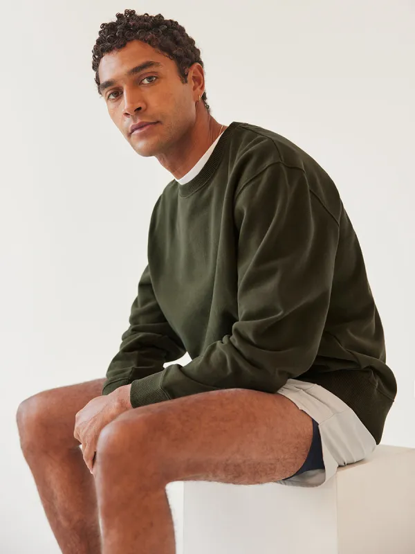Organic Cotton Terry Crewneck Sweatshirt sold by Outdoor Voices