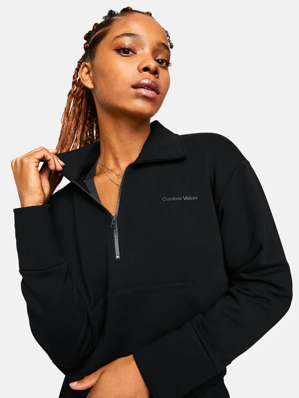 Cotton Terry 1/2 Zip Sweatshirt sold by Outdoor Voices