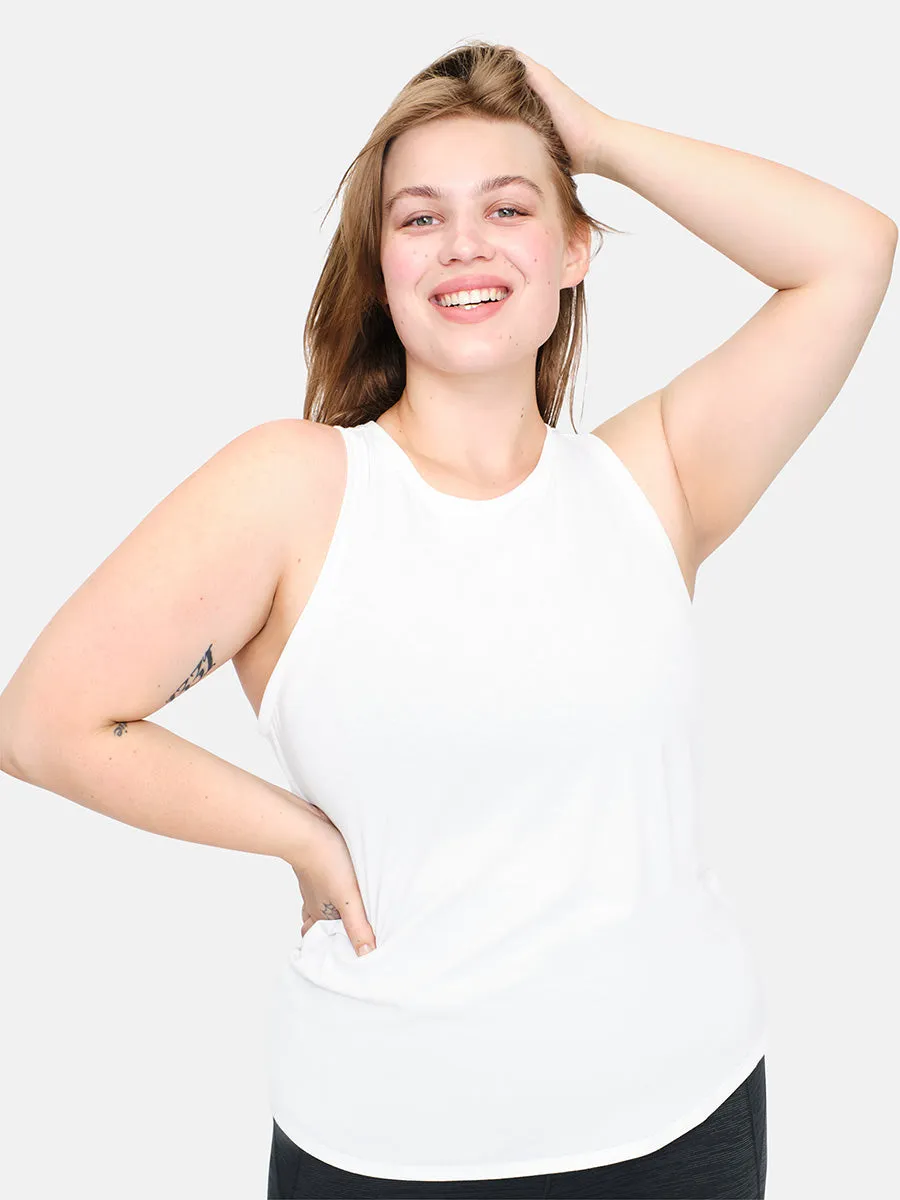 FastTrack Longline Tank sold by Outdoor Voices product image thumbnail 3