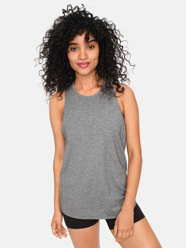 FastTrack Longline Tank sold by Outdoor Voices