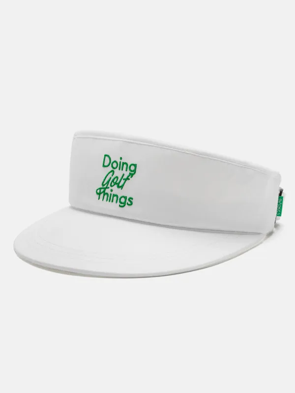Random Golf Club x OV Doing Golf Things Visor made by Outdoor Voices