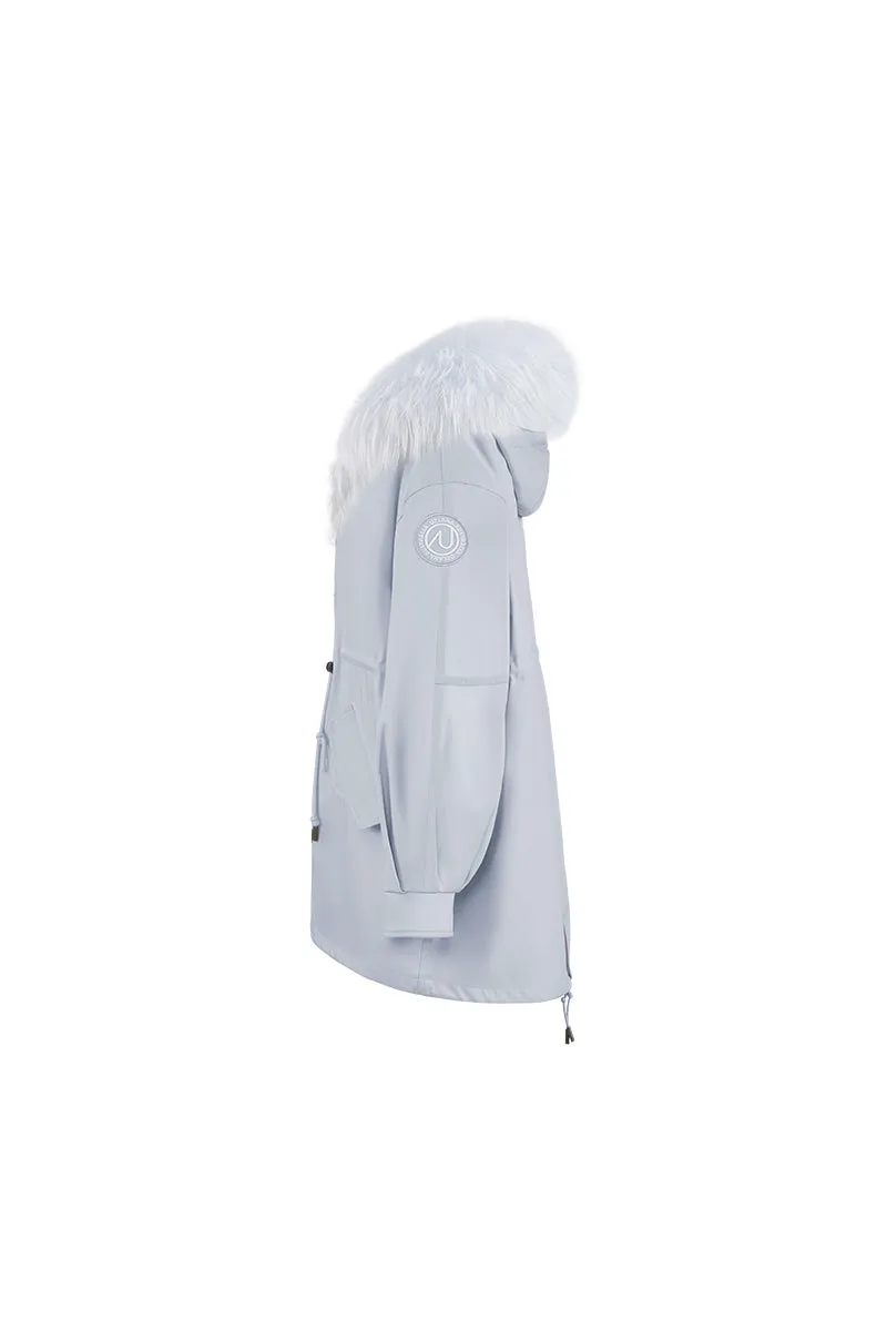 Airy Blue Oversize Parka +Blue Gradient sold by Ozlana product image thumbnail 3