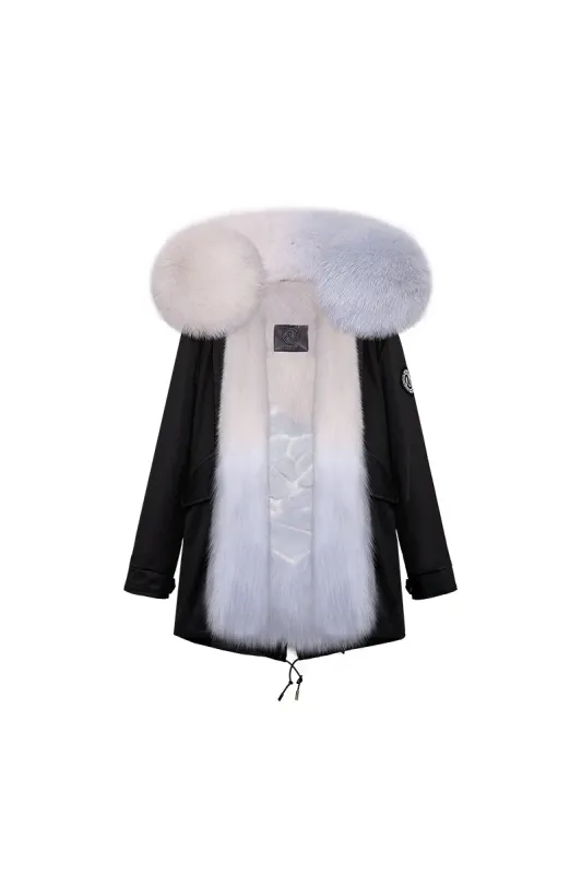 Black+Blue Gradient Flower sold by Ozlana