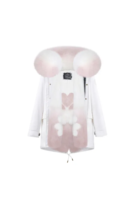 White+Misty Pink Colorful Lucky Clover sold by Ozlana