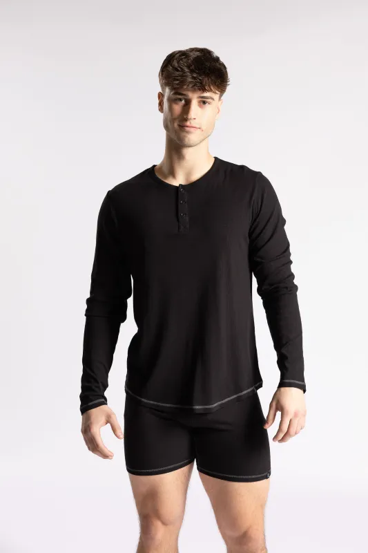 Men's Base Layer Henley sold by P'tula