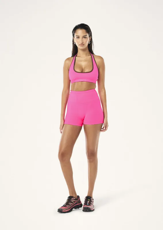 RADAR 3" BIKE SHORT IN KNOCKOUT PINK sold by P.E Nation