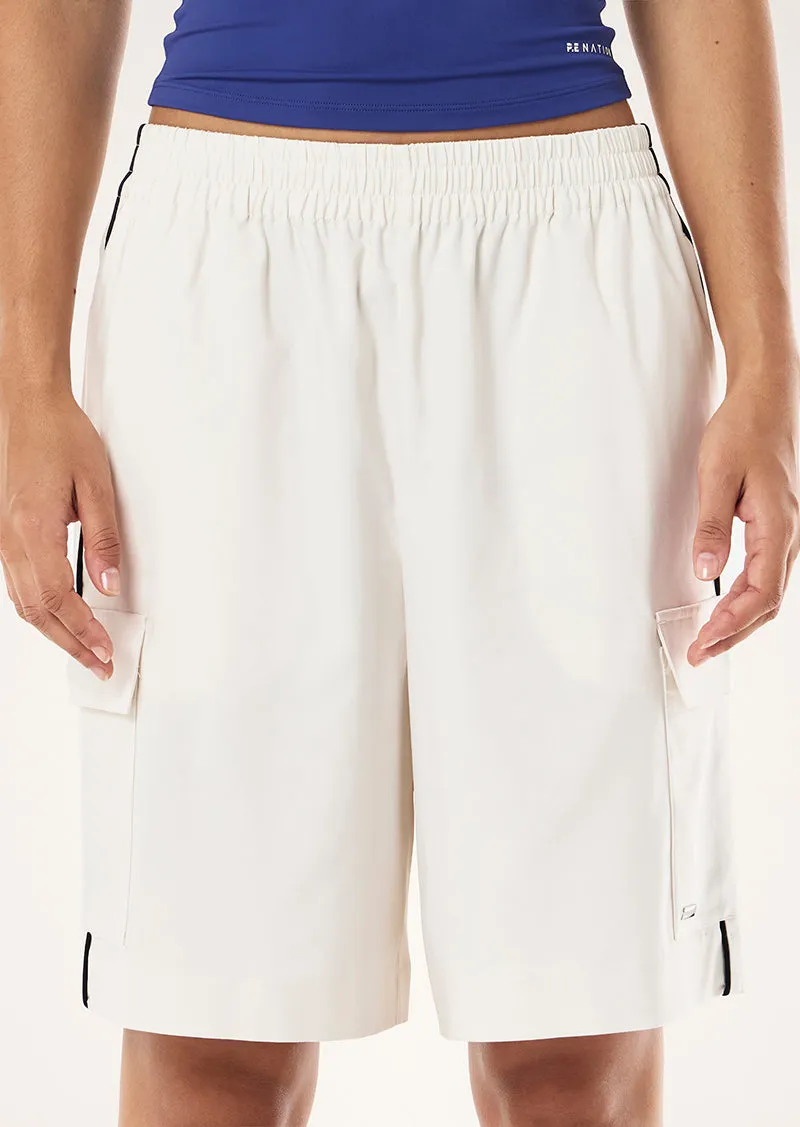 RESIDENCY SHORTS IN WHISPER WHITE sold by P.E Nation product image thumbnail 2