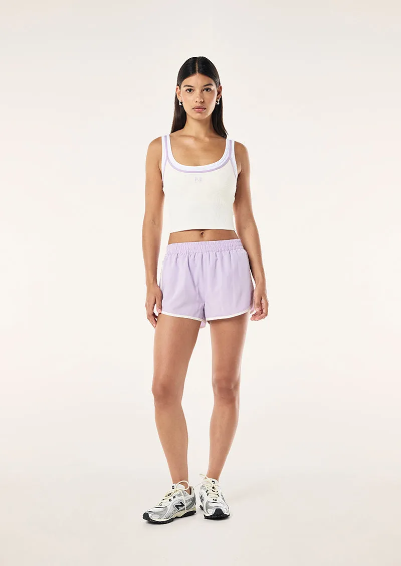 FORWARD TANK IN WHISPER WHITE & VIOLET CRUSH sold by P.E Nation product image thumbnail 5