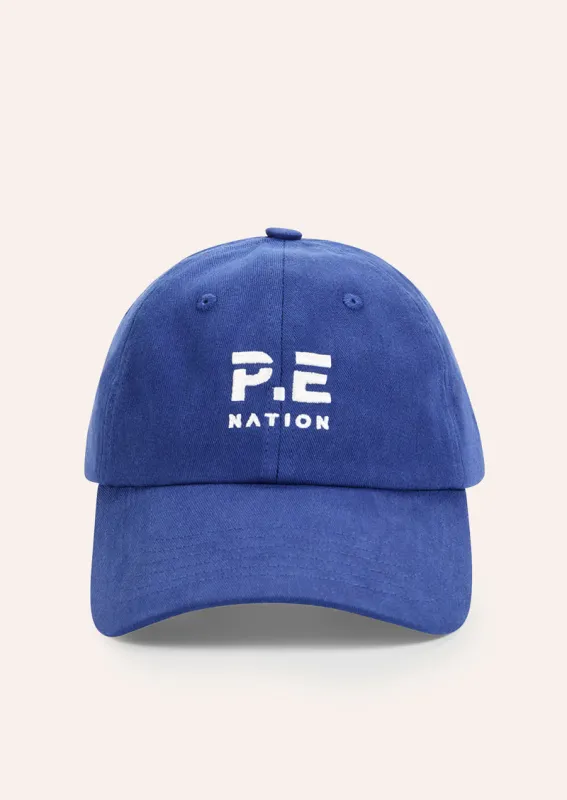 HEADS UP CAP IN BRIGHT NAVY sold by P.E Nation