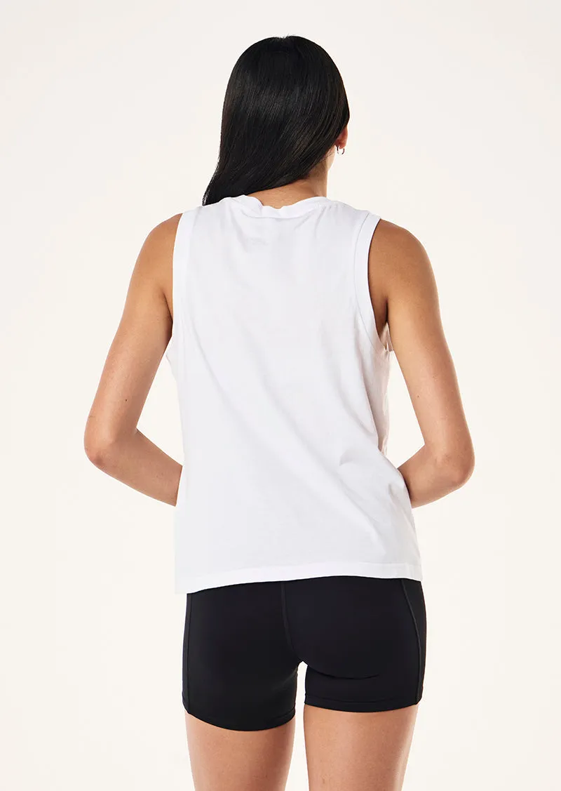 SHUFFLE TANK IN OPTIC WHITE sold by P.E Nation product image thumbnail 3