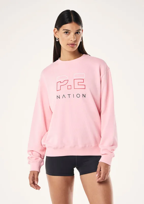 HEADS UP SWEAT IN CANDY PINK made by P.E Nation