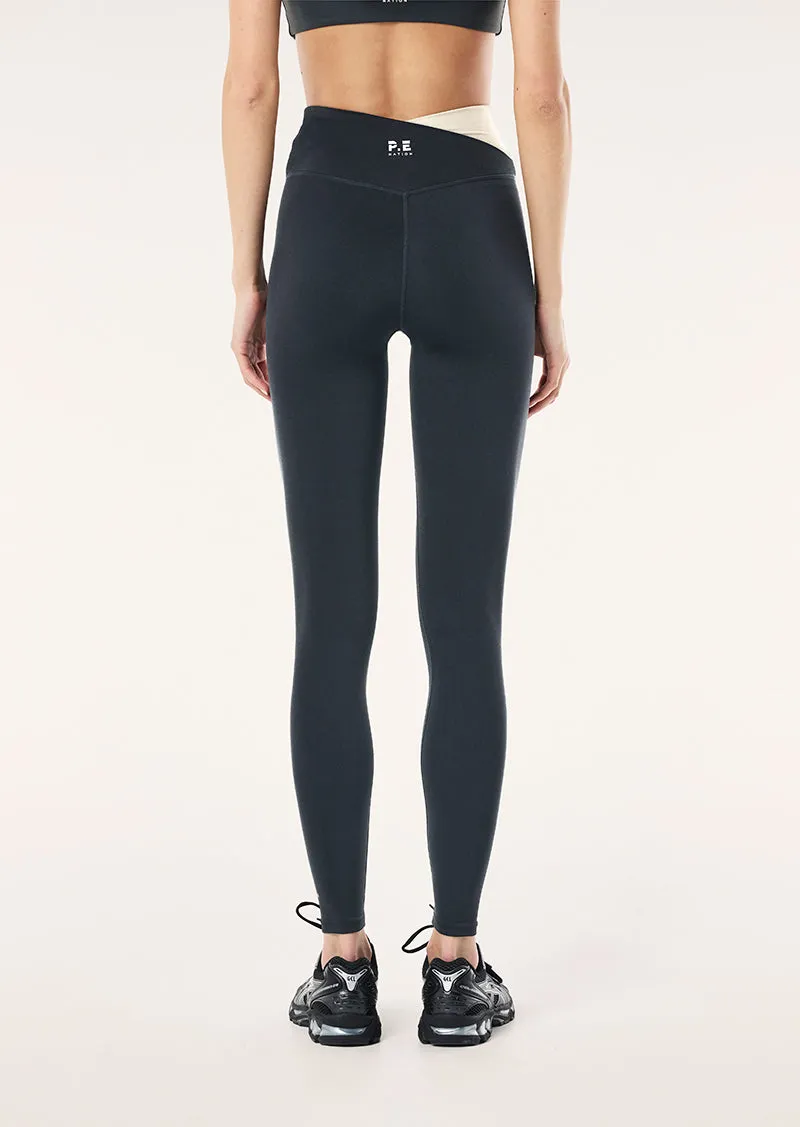 WANDER FULL LENGTH LEGGING IN ASPHALT sold by P.E Nation product image thumbnail 5