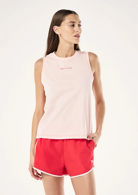 SHIFT TANK IN PETAL sold by P.E Nation