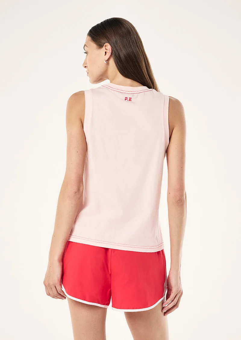 SHIFT TANK IN PETAL sold by P.E Nation product image thumbnail 4