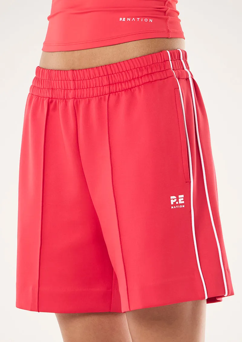 MAN DOWN TRACKSHORT IN STRAWBERRY sold by P.E Nation product image thumbnail 2