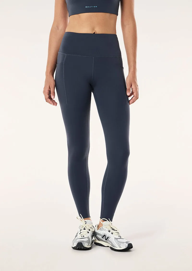 RECALIBRATE FULL LENGTH LEGGING IN MARINE BLUE sold by P.E Nation product image thumbnail 4