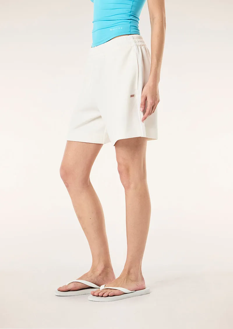 TRIUMPH SHORT IN WHISPER WHITE sold by P.E Nation product image thumbnail 4